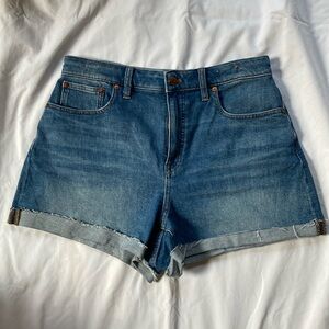Madewell Curvy High-Rise Denim Shorts